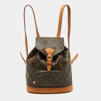 Pre Owned Louis Vuitton Monogram Canvas Montsouris MM Backpack Bag