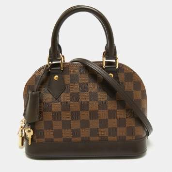 Pre Owned Louis Vuitton Damier Ebene Canvas Alma BB Bag