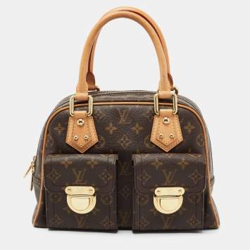 Pre Owned Louis Vuitton Monogram Canvas Manhattan PM Bag