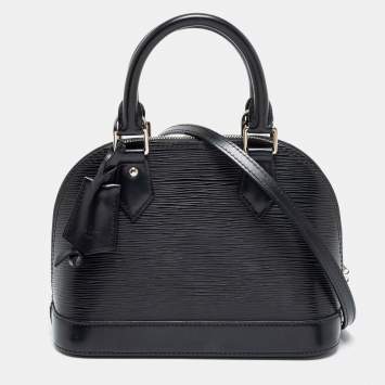 Pre Owned Louis Vuitton Black Epi Leather Alma BB Bag
