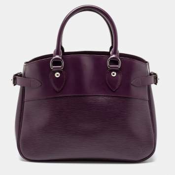 Pre Owned Louis Vuitton Cassis Epi Leather Passy PM Bag