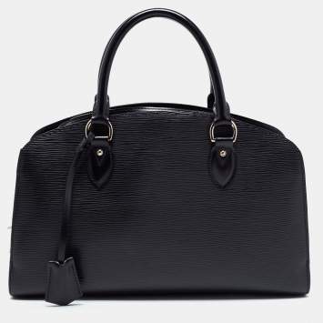 Pre Owned Louis Vuitton Black Epi Leather Jasmin Bag