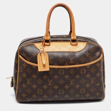 Pre Owned Louis Vuitton Monogram Canvas Deauville Bag