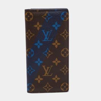Pre Owned Louis Vuitton Monogram V Canvas Brazza Wallet