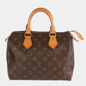 Pre Owned Louis Vuitton Monogram Canvas Speedy 25 Bag