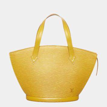 Pre Owned Louis Vuitton Yellow Epi Saint Jacques PM Short Strap