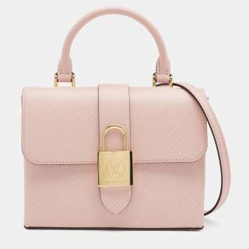 Pre Owned Louis Vuitton Rose Ballerine Epi Leather Locky BB Bag