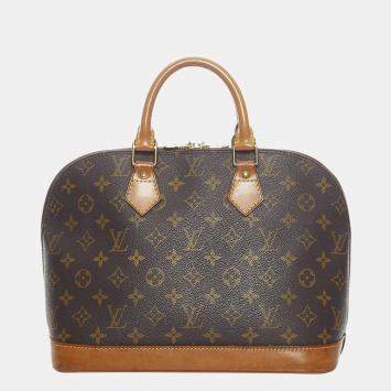 Pre Owned Louis Vuitton Brown Monogram Alma PM