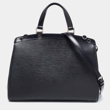 Pre Owned Louis Vuitton Black Epi Leather Brea GM Bag