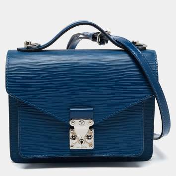 Pre Owned Louis Vuitton Celeste Epi Leather Monceau BB Bag