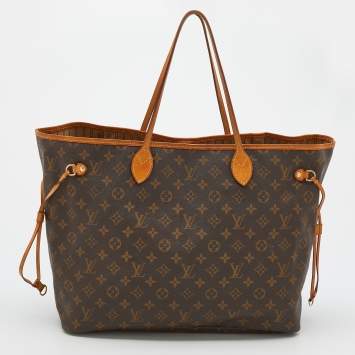 Pre Owned Louis Vuitton Monogram Canvas Neverfull GM Bag
