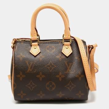 Pre Owned Louis Vuitton Monogram Canvas Speedy Nano Bag