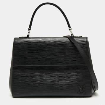 Pre Owned Louis Vuitton Black Epi Leather Cluny MM Bag