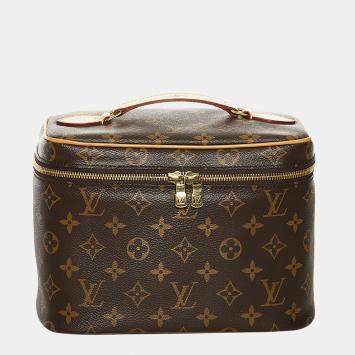 Pre Owned Louis Vuitton Brown Monogram Nice BB Vanity Case