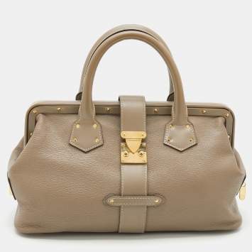 Pre Owned Louis Vuitton Grey Suhali Leather L'Ingenieux PM Bag