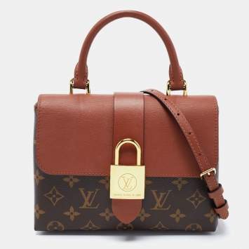 Pre Owned Louis Vuitton Caramel Monogram Canvas Locky BB Bag