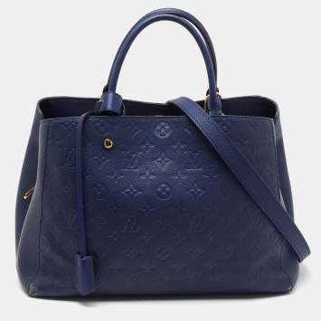 Pre Owned Louis Vuitton Iris Monogram Empreinte Montaigne MM Bag