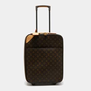 Pre Owned Louis Vuitton Monogram Canvas Pegase 45 Luggage