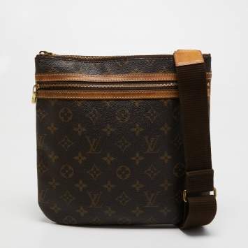 Pre Owned Louis Vuitton Monogram Canvas Pochette Bosphore Messenger Bag