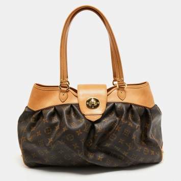 Pre Owned Louis Vuitton Brown Monogram Canvas Boetie MM Bag