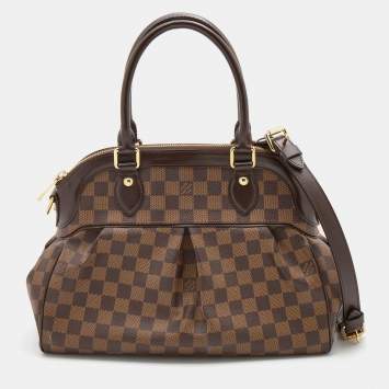 Pre Owned Louis Vuitton Damier Ebene Canvas Trevi PM Bag