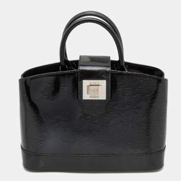 Pre Owned Louis Vuitton Black Electric Epi Leather Mirabeau PM Bag