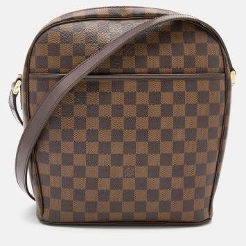 Pre Owned Louis Vuitton Damier Ebene Canvas Ipanema GM Bag