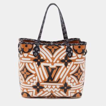 Pre Owned Louis Vuitton Multicolor Giant Monogram Canvas Limited Edition Crafty Neverfull NM MM Bag