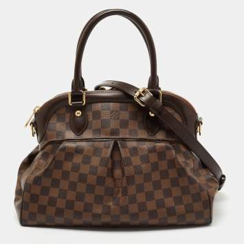 Pre Owned Louis Vuitton Damier Ebene Canvas Trevi PM Bag