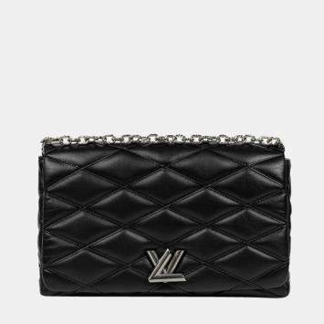 Louis Vuitton Black Epi leather'Twist MM' Shoulder Bag Schulter