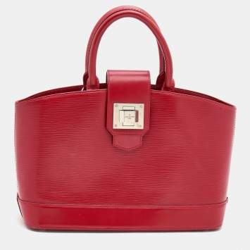 Pre Owned Louis Vuitton Carmine Epi Leather Mirabeau PM Bag