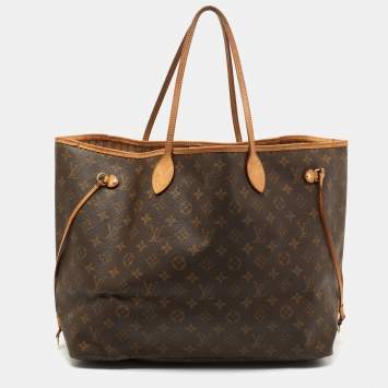 Pre Owned Louis Vuitton Monogram Canvas Neverfull GM Bag