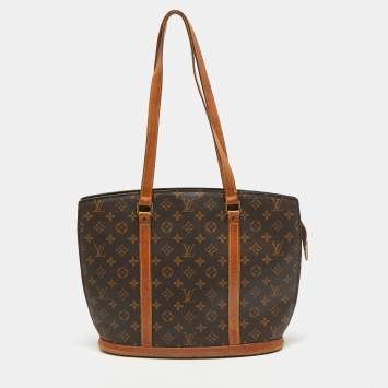 Pre Owned Louis Vuitton Monogram Canvas and Leather Babylone Bag