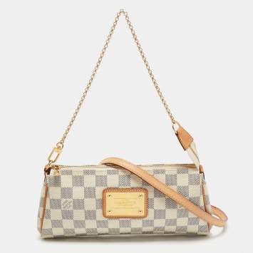 Pre Owned Louis Vuitton Damier Azur Canvas Eva Pochette