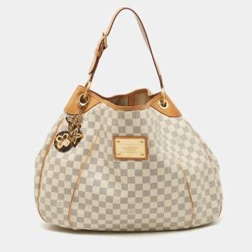 Pre Owned Louis Vuitton Damier Azur Canvas Galliera GM Bag