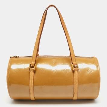 Pre Owned Louis Vuitton Noisette D'Amour Monogram Vernis Bedford Bag