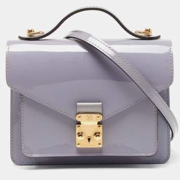 Pre Owned Louis Vuitton Lilas Vernis Monceau BB Bag