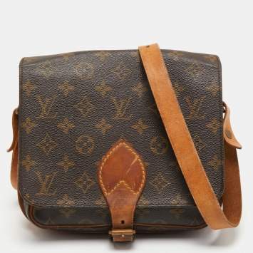 Pre Owned Louis Vuitton Monogram Canvas Cartouchiere MM Bag