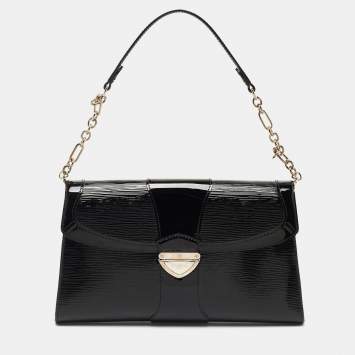 Pre Owned Louis Vuitton Black Electric Epi Leather Lena Bag