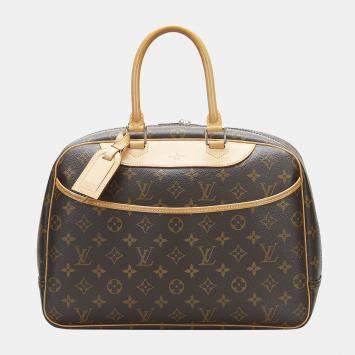 Pre Owned Louis Vuitton Brown Monogram Deauville