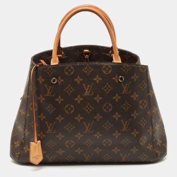 Pre Owned Louis Vuitton Monogram Canvas Montaigne MM Bag
