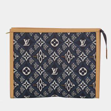 Pre Owned Louis Vuitton Blue Since 1854 Toiletry Pouch 26