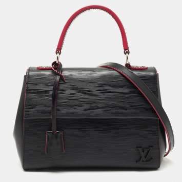 Pre Owned Louis Vuitton Black Epi Leather Cluny BB Bag
