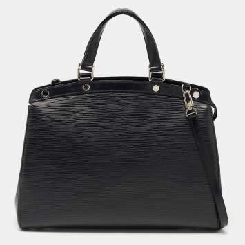Pre Owned Louis Vuitton Black Epi Leather Brea GM Bag