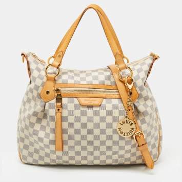 Pre Owned Louis Vuitton Damier Azur Canvas Evora MM Bag