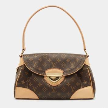 Pre Owned Louis Vuitton Monogram Canvas and Leather Beverly MM Bag