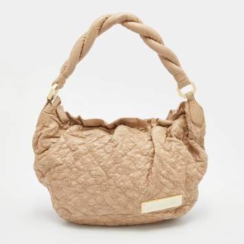 Pre Owned Louis Vuitton Ecru Monogram Leather Limited Edition Olympe Nimbus GM Bag