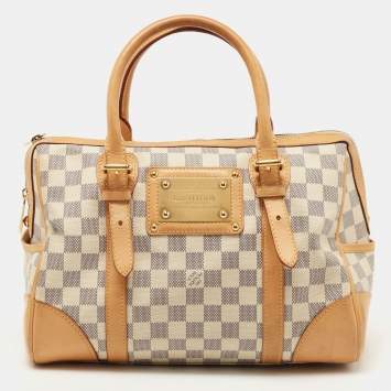 Pre Owned Louis Vuitton Damier Azur Canvas Berkeley Bag