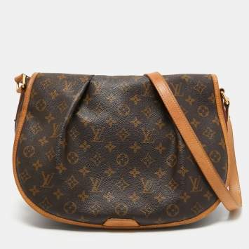 Pre Owned Louis Vuitton Monogram Canvas Menilmontant MM Bag