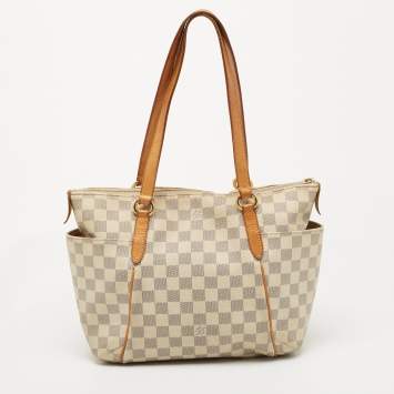 Pre Owned Louis Vuitton Damier Azur Totally PM Bag